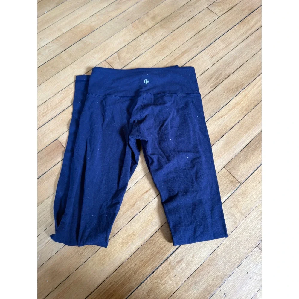 Lululemon athletic purple/blue stretch‎ leggings yoga workout gym comfort